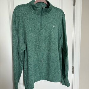 Green Quarter Zip Nike Running Jacket XXL